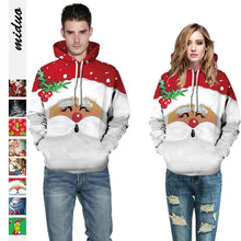 Load image into Gallery viewer, Santa Claus Digital Stamp Couples Wear Cap Suitwear Autumn Long-sleeved Baseball