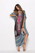 Load image into Gallery viewer, Fashion Floral Loose Beach Kaftan Dress