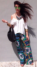 Load image into Gallery viewer, Summer Print Trousers Casual Straight Pants