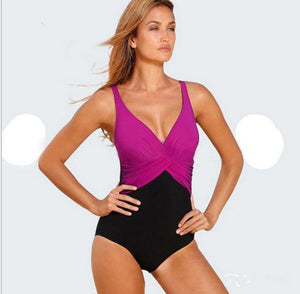 Large Size Ladies One Piece Sexy Swimsuit