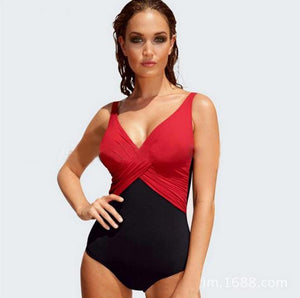 Large Size Ladies One Piece Sexy Swimsuit