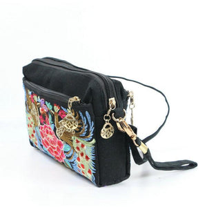Ethnic embroidery shoulder bag -3