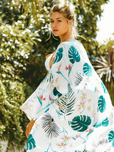 Load image into Gallery viewer, New Chiffon Printed Cardigan Seaside Holiday Long Skirt with A Blouse Outside The Sunscreen Shirt