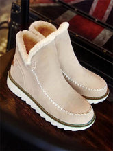 Load image into Gallery viewer, Casual Winter Solid Color Warm Snow Boots Shoes