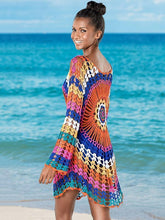 Load image into Gallery viewer, Colorful Knit Swimwear Beach Bikini Cover Up