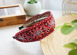 National Embroidery Fabric Hairband  Headband