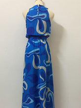 Load image into Gallery viewer, Popular Floral-Print Straps Cross Neck Sleeveless Beach Maxi Dress
