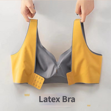 Load image into Gallery viewer, Solid Color Latex Underwear with One-piece Contrasting Color and Beautiful Back, No Rims, Comfortable Buckles, Comfortable Vest Bra Women.