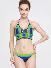 Load image into Gallery viewer, New Knitted Sexy Split Swimwear