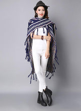 Load image into Gallery viewer, Winter Bohemian V Neck Knitted Long Cardigans Sweaters