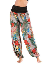 Load image into Gallery viewer, Floral Printed Wide Leg Casual Pants