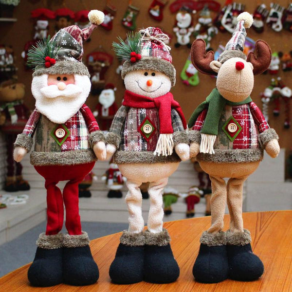 Christmas decorations Christmas dolls Christmas dolls Christmas elk window Christmas decorations