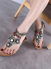 Load image into Gallery viewer, 2018 Vintage Bohemia Beach Flat Sandals