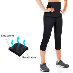 Pressurised Waistband Sweatpants Fitness Yoga Pants Ladies 7 Minutes Fast Dry Sports Clothes Long Pants Sweating Pant