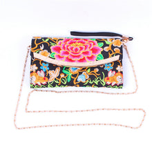 Load image into Gallery viewer, Ethnic Embroidery Bag Ladies Embroidery Coin Purse Hand Shoulder Dual-purpose Leisure Bag