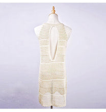 Load image into Gallery viewer, Backless Knitwear Beach Hollow Cover-Up