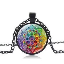 Load image into Gallery viewer, Vintage  Long Chain Mandala Necklace