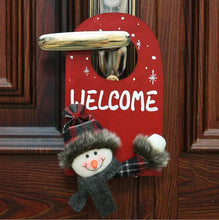Load image into Gallery viewer, Santa Deer Pattern Door Decor for House Bar Christmas Decoration