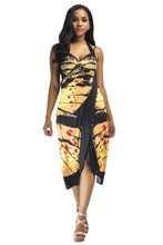 Load image into Gallery viewer, New Sexy Shawl Sling Print Cover up Dress