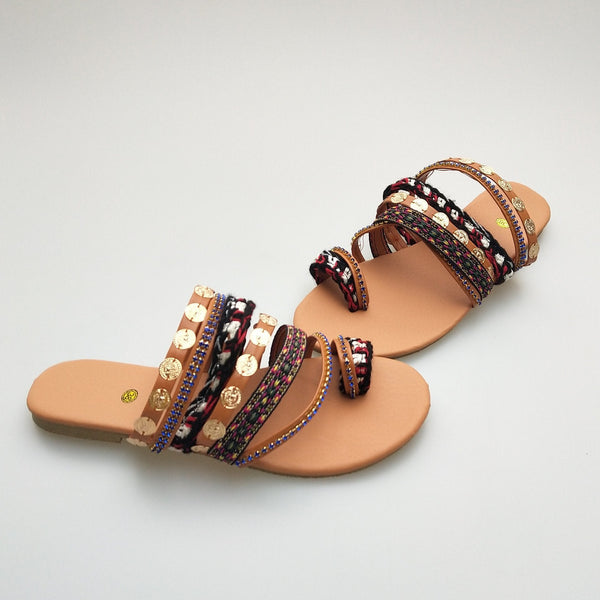 Bohemia Beach Handmade Flat Heel Sandals