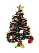 Load image into Gallery viewer, Alloy Creative Christmas Tree Santa Claus Pin Boutonniere