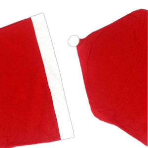 New Santa Red Hat Chair Covers Christmas Decorations Dinner Chair Xmas Cap Chair Backrest Deco Coating Home Decoration