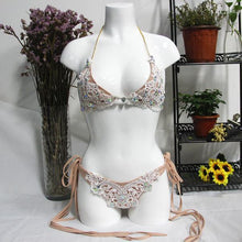 Load image into Gallery viewer, Sexy Lace Crystal Diamond Swimsuit