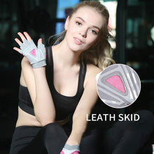 Load image into Gallery viewer, Professional Women fitness sports half finger riding gym yoga weightlifting bodybuilding equipment breathable nonslip gloves