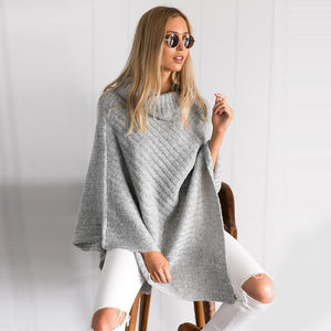 Autumn Winter Knit Irregular Sweater