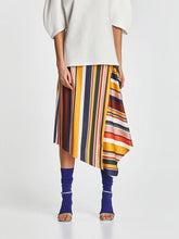 Load image into Gallery viewer, Stripe Irregular Fashion Beach Skirt