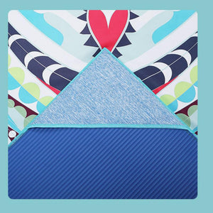 Portable Printed Yoga Towel non-slip Design Supports Custom Pattern Design Digital Printed Yoga Towel Yoga Mat 56