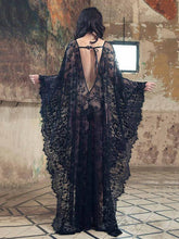 Load image into Gallery viewer, Deep V-neck Backless Lace-up See-through Cover-ups
