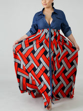 Load image into Gallery viewer, Be the Queen Plus Size Maxi Dress