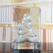 Load image into Gallery viewer, Pinetree glass candle holder Xmas   Christmas