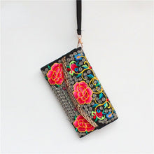 Load image into Gallery viewer, Ethnic Embroidery Bag Ladies Embroidery Coin Purse Hand Shoulder Dual-purpose Leisure Bag