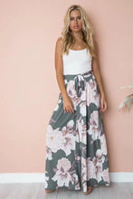 Load image into Gallery viewer, Floral Print High Waist Loose Wide Leg Pants