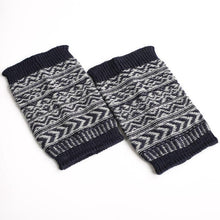 Load image into Gallery viewer, Boot cuff thick short-sleeved thick thick bamboo knit wool yarn socks - 4