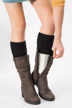 Load image into Gallery viewer, Boot cuff thick short-sleeved thick thick bamboo knit wool yarn socks - 5