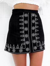 Load image into Gallery viewer, Unique Simple Printed Short Skirt Bottoms