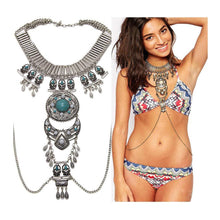 Load image into Gallery viewer, Sexy Boho Statement Necklace Body Chains