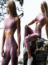 Load image into Gallery viewer, New women&#39;s hollow breathable yoga exercise suit