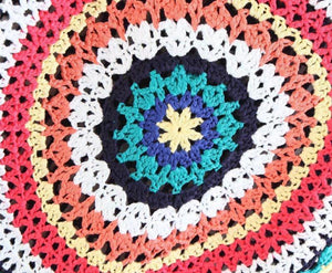 Handmade Crochet Color Vest Summer Hollow Perspective Sleeveless Vacation Top