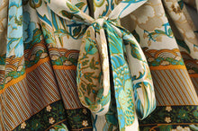 Load image into Gallery viewer, Bohemian Print Retro Loose Sleeves Tie Cardigan Kimono Sun Protection Shirt