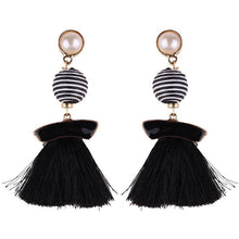 Load image into Gallery viewer, New arrival selectable silk tassel metal beads cap charm for bohemia style Xmas party