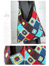 Load image into Gallery viewer, Hand Crocheted Bohemian Seaside Holiday Messenger Bag