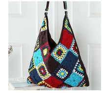 Load image into Gallery viewer, Hand Crocheted Bohemian Seaside Holiday Messenger Bag