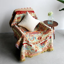 Load image into Gallery viewer, Double-sided Jacquard Knitted Personalized Thread Blanket Sofa Towel Cover Blanket