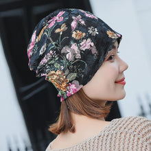 Load image into Gallery viewer, Boho Lace Floral Double-layer Casual Outdoor Hat