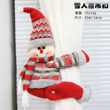 Load image into Gallery viewer, Christmas creative curtain buckle cartoon doll decoration hotel restaurant decoration doll buckle window pendant