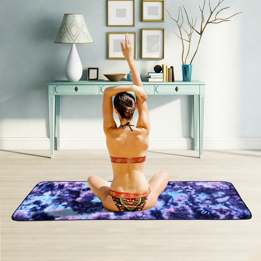 Foldable Yoga Towel Microfiber Yoga Mat Sports Towel